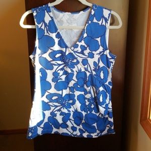 Lands End cross front top. Size S.